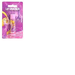 Lip Smacker - Collection Princesse ses Disney - Baume à Lèvres Individuel Raiponce de Disney - Goût Magique de Baies Lumineuses