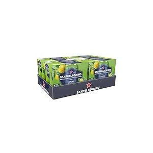 SANPELLEGRINO boisson gazeuse aromatis&eacute;e Limone & Menta - 4 packs de 6x33cl