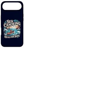 Le canotage de mer soigne l'âme en pagayant et en Faisant du Camping Coque pour iPhone Air