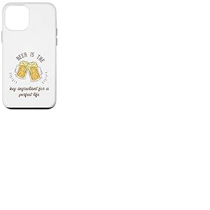 La bière est l'ingrédient clé pour Une Vie Parfaite et Un Cadeau Amusant Coque pour iPhone 12 Mini