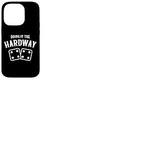 Casino Craps Player Doing It The Hardway Dice Four Coque pour iPhone 14 Pro