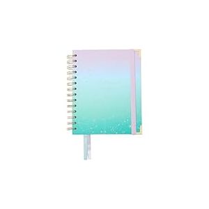 Takenote Agenda 2026 - A6 (13,5x18 cm), Semaine par Vue, Planificateur Annuel 12 Mois de Janvier à Décembre, Spirale Double, Double Marque-Page, Élastique de Fermeture, Espagnol et Anglais - Diana