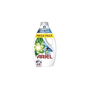 Ariel Lessive Liquide Protection Active Odor +, 44 Lavages, Touch of Febreze, &Eacute;limine Toutes les Odeurs Jusqu'&agrave; 7 Jours, Efficace &agrave; Basse Temp&eacute;rature, Pr&eacute;-traitement des Taches, Fabriqu&eacute; en France