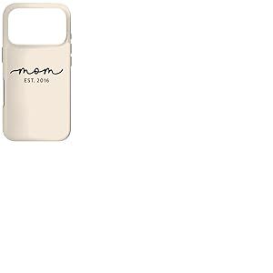 Maman Est 2016 Personnalis&eacute; Maman Personnalis&eacute; F&ecirc;te des M&egrave;res Personnalis&eacute; Coque pour iPhone 17 Pro