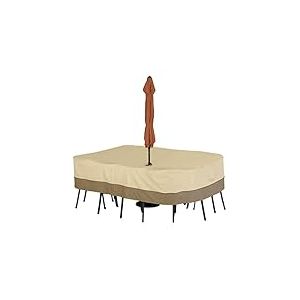 Classic Accessories Veranda 55-459-041501-00 Housse pour Ensemble Table ET CHAISES avec Trou pour Parasol – L