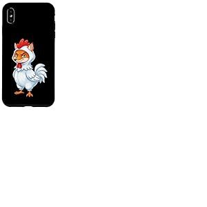 Costume Amusant de Renard dans Un Poulet Coque pour iPhone XS Max