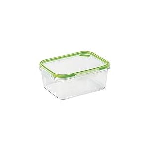 Snips, Boîte Alimentaire Rectangulaire 0,80 LT Tritan Renew, Boîte de Conservation Alimentaire 18 x 13 x 7,50 cm, Boite Rangement Frigo en Plastique Recyclé Made in Italy, 0% BPA e phthalate free
