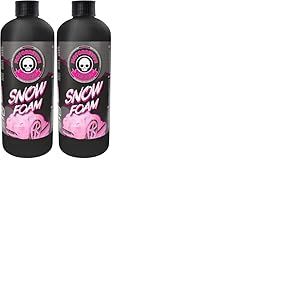MOTORKIT Mousse Nettoyante Rose Snow Foam Motorrevive Shampooing Car Care 450 ml pour nettoyeur &agrave; pression et pompe &agrave; pression (Lot de 2)