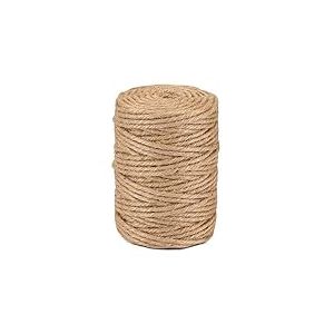 Ficelle Jute naturelle &Oslash;5mm &plusmn;100 m La Cordeline CJN33, Naturel