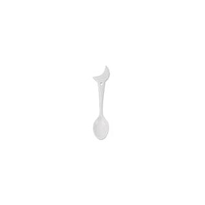 Holst Porzellan ML 107 Lot de 6 cuill&egrave;res &agrave; motif de lune en porcelaine 14,5 cm Blanc 15 x 2,5 x 1,4 cm
