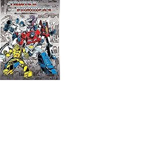 Transformers G1 (Retro Comics) 60 x 80 cm Toile Imprim&eacute;e