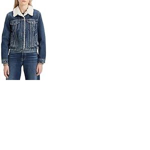 Levi's Original Sherpa Trucker Veste Femme, That New New, XXS