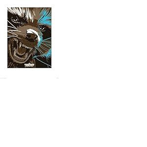 Marvel Comics Guardians of The Galaxy (Rocket Raccoon) 60 x 80 cm Toile Imprimée
