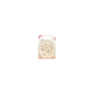 invisibobble Clipstar Spring Rose (1 pièce) – Barrette à cheveux pour femme et fille avec fleur 3D en blanc – Grande pince à cheveux pour cheveux fins – Accessoire de cheveux romantique pour chignon