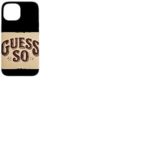 Superbe Costume Guess So Speech Coque pour iPhone 15