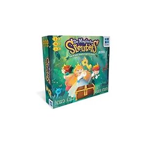 Megableu - Les CL&Eacute;S Magiques Jeu de Soci&eacute;t&eacute; pour Enfants 5 Ans+ - Jeu d'Aventure avec D&eacute;s, Cl&eacute;s et Coffre au Tr&eacute;sor - 2 &agrave; 4 Joueurs - Jeu Familial Educatif et Tactique - Version N&eacute;erlandaise