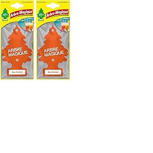 LAMPA D&eacute;sodorisant Arbre Magique 'Ibiza Cocktail', Orange (Lot de 2)