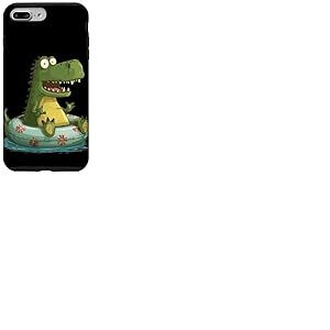 Bague de Plage Dinosaure Cool pour la Saison des Vacances Coque pour iPhone 7 Plus/8 Plus