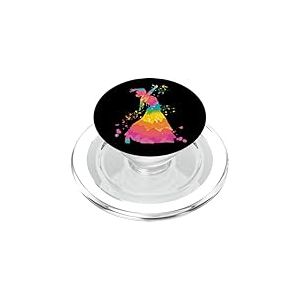 Femme avec robe flamenco PopSockets PopGrip pour MagSafe