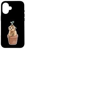 Suricate Pot de Fleur Fleur Coque pour iPhone 16