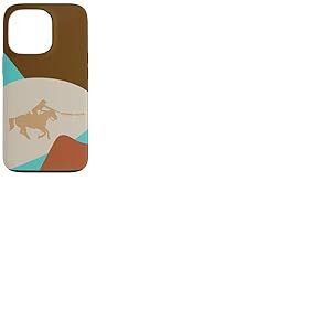 Adorable rod&eacute;o Country et Western pour Les Amateurs de Chevaux et Les Cowgirl Coque pour iPhone 13 Pro