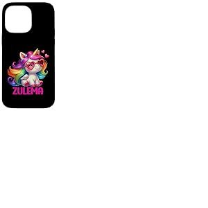 Zulema - Nom personnalis&eacute; - Licorne color&eacute;e - pour Femmes et Filles Coque pour iPhone 14 Pro Max