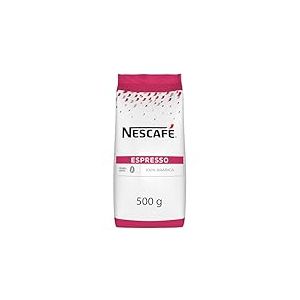 NESCAFÉ Espresso - Café Soluble 100% Arabica - En Poudre - Intense et Aromatique - Approvisionnement 100% plus Responsable - Sachet de 500g
