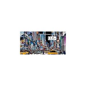 Pro-Art-Bilderpalette g1689g Tableau Mural Impression gicl&eacute;e Motif BD Ville de New York Style II 100 x 50 cm, Multicolore, 60x30 cm