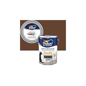 Ma Couleur Sur-mesure par Dulux Valentine – Peinture Intérieure Murs, Plafonds, Boiseries - Facile à appliquer - Mat AMBRE PROFOND 5 L