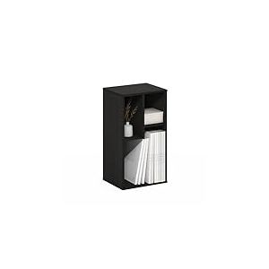 Furinno Daly Bibliothèque à Cubes Irréguliers, Étagère, Organisateur de Rangement, 3 Cubes, Espresso