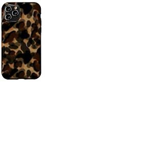 Coque pour iPhone 11 Pro Motif écaille de tortue marron - Écaille de tortue caramel