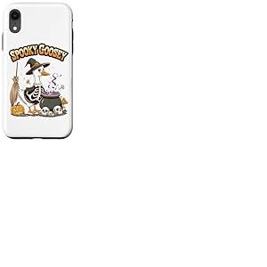 Chaudron Magique de Squelette de sorcière Effrayant Coque pour iPhone XR