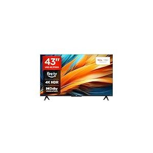 TCL 43PF650 43 Pouces 4K Ultra HD, HDR TV, Smart LED Fire TV (Dolby Vision, Dolby Atmos, DTS, HDR 10, Alexa intégré, Airplay2, Miracast)