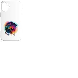 Art de rue Graffiti Degu Skyline Coque pour iPhone 16 Plus
