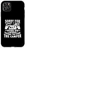 Funny Camper Design Parking The Camper Caravane Remorque Coque pour iPhone 11 Pro Max