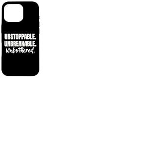 Motivation Soyez imparable. INCASSABLE. Déroutant Coque pour iPhone 16 Pro