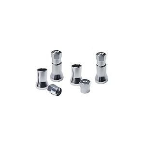 Simoni Racing Bouchons de Valve Chrome - 2 parties - 4 pi&egrave;ces