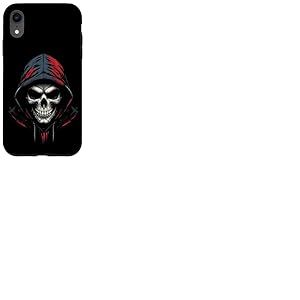 Sweat à Capuche tête de Mort Coque pour iPhone XR