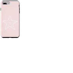 Étoile de mer Minimaliste océan Plage Mignon étoile de mer – Rose Coque pour iPhone 7 Plus/8 Plus