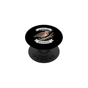 Je Peux Pas J'ai Bécasse Humour Drôle Bécasse PopSockets PopGrip Adhésif
