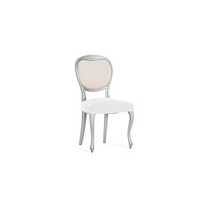 EYSA Housse de Chaise, Polyester Spandex Blend, 50 Blanc, sans Dossier