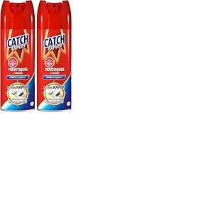 Catch Expert &ndash; A&eacute;rosol Barri&egrave;re Mouches (400 mL) &ndash; 4 heures de protection &ndash; Insecticide Anti Mouches (Lot de 2)