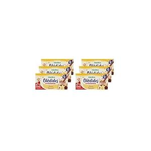 Blédina Blédidej - Céréales bébé Lactées Chocolat Vanille - Dès 12 Mois - 12 briques de 250mL (Lot de 2)