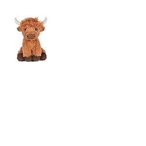 Histoire D&rsquo;Ours - Vache &Eacute;cossaise en Peluche Highland 20 cm - Collection PUY du Fou - Doudou Peluche Enfant - Souvenir Historique Officiel - Cadeau Anniversaire pour Gar&ccedil;on ou Fille - LI4524
