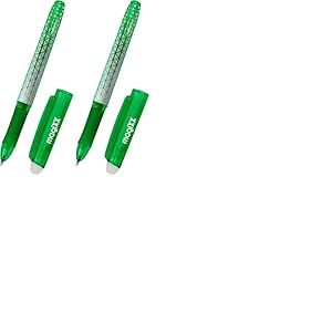 Online stylo gel effa&ccedil;able magiXX Vert| Stylo &agrave; encre gel thermosensible effa&ccedil;able verte| stylo roller rechargeable avec gomme | pointe moyenne | id&eacute;al pour apprendre &agrave; &eacute;crire, &eacute;cole (Lot de 2)