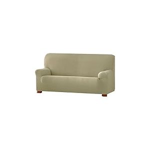 ECOMMERC3 Housse de canap&eacute; bi-&eacute;lastique en Jacquard, Taille 3 Places, Protection compl&egrave;te, Respirante et ajust&eacute;e, Couleur Lin, Compatible avec diff&eacute;rents mod&egrave;les de canap&eacute;