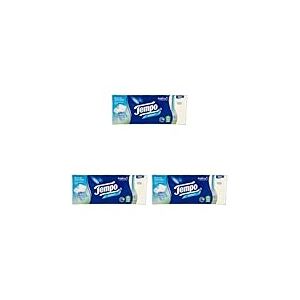 Tempo Fazzoletti Tascabili Protect, 10 pacchetti da 9 fazzoletti - 280 g (Lot de 3)