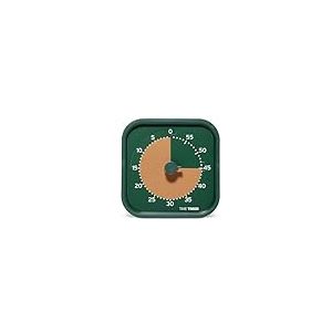 TIME TIMER Mod Home – Série métallique – Compte à rebours visuel de 60 Minutes de Taille individuelle pour TDAH, Adultes, étudiants et Pomodoro avec Fonctionnement Silencieux (Metallic Forest)
