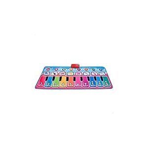 Bontempi 46943 - Tapis Musical Multicolore interactif pour Enfant, 10 Touches, Piano pour Enfants, Tapis Musical, Tapis pour Enfant