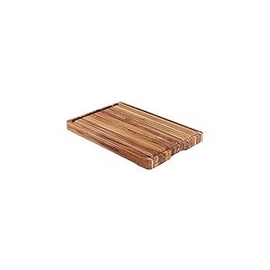 Billot de boucher en bois de teck FSC 60x40x4,5cm. (XXL)
